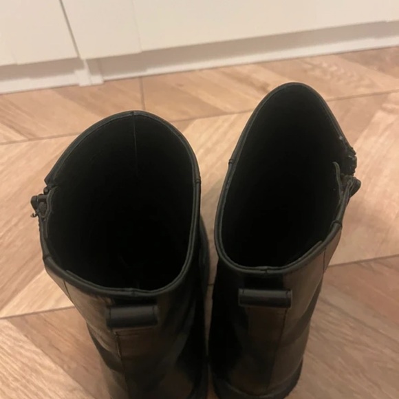 COS Black Chunky Heeled Boots - Picture 2 of 7